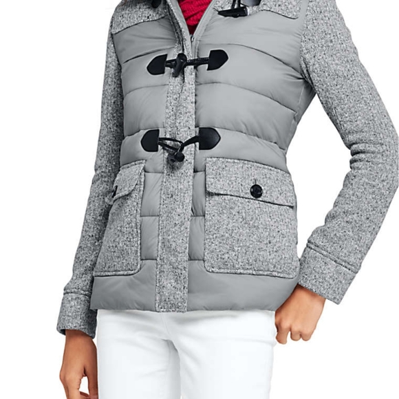 Lands' End Jackets & Coats Nip Lands End Lightweight Hybrid Fleece